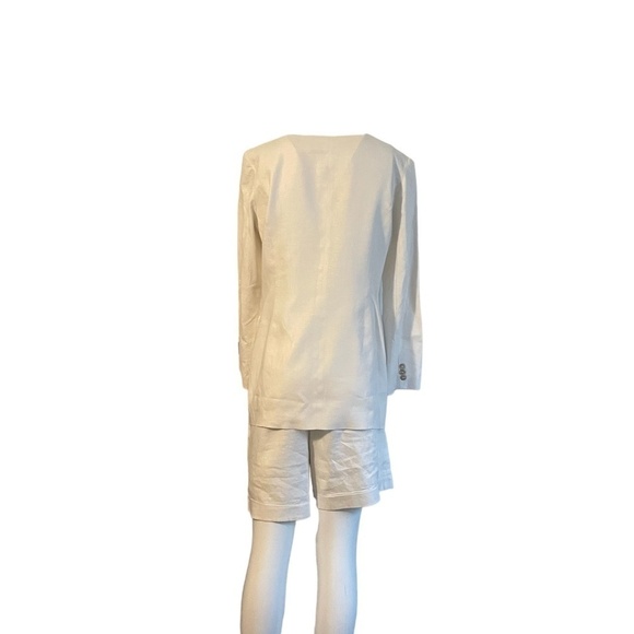 Caroline Kendrick Tunic capri set  Linen set size 8 - Picture 2 of 7